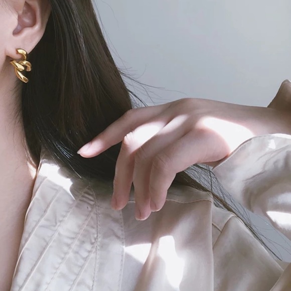 ⚡️Gold plated cut chain earnings - Picture 3 of 4